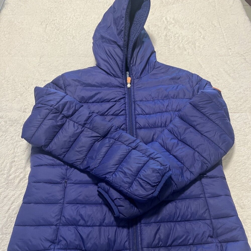 Save the Duck "Lucas" Nylon Puffer Jacket Blue Size 3-L Younth - Picture 1 of 14
